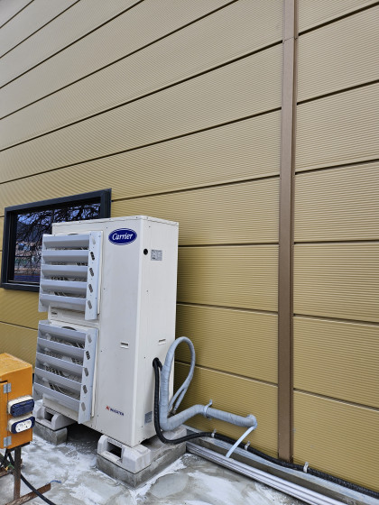 스탠드냉난방기 80평형 에어컨 철거 및 이전설치 현장