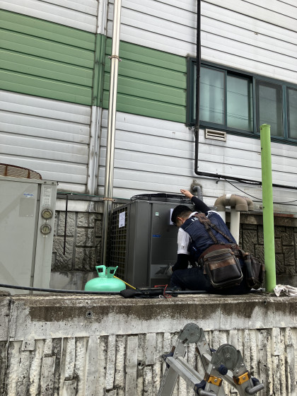 항온항습기, 저온저장고철거 / 항온항습기 실외기 시운전 완료 후 마무리
